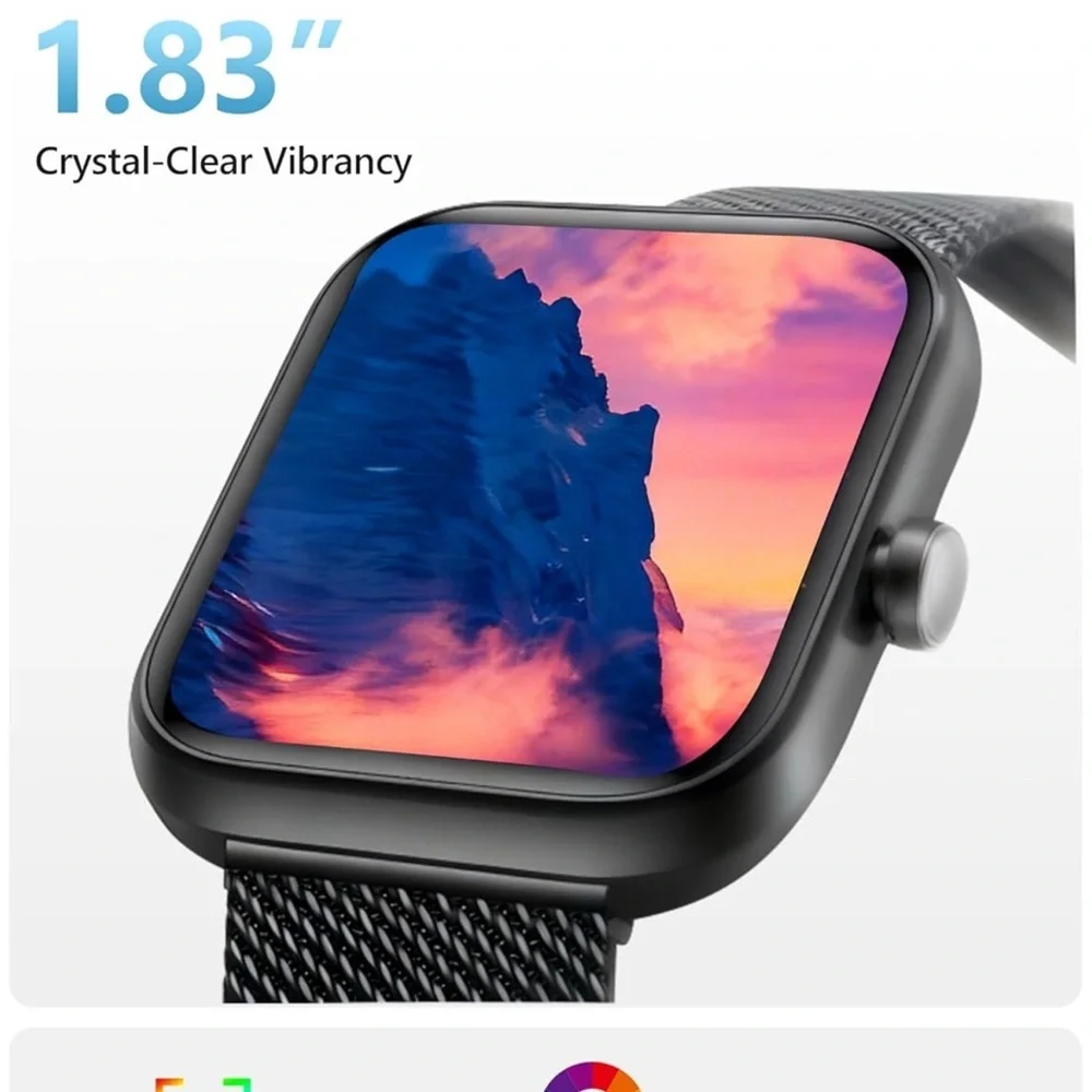 Smartwatch with two Bands NWT - Picture 6 of 8